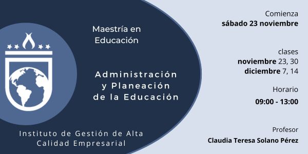 0224 noviembre24 MAE Administración y Planeación de la Educación SA10